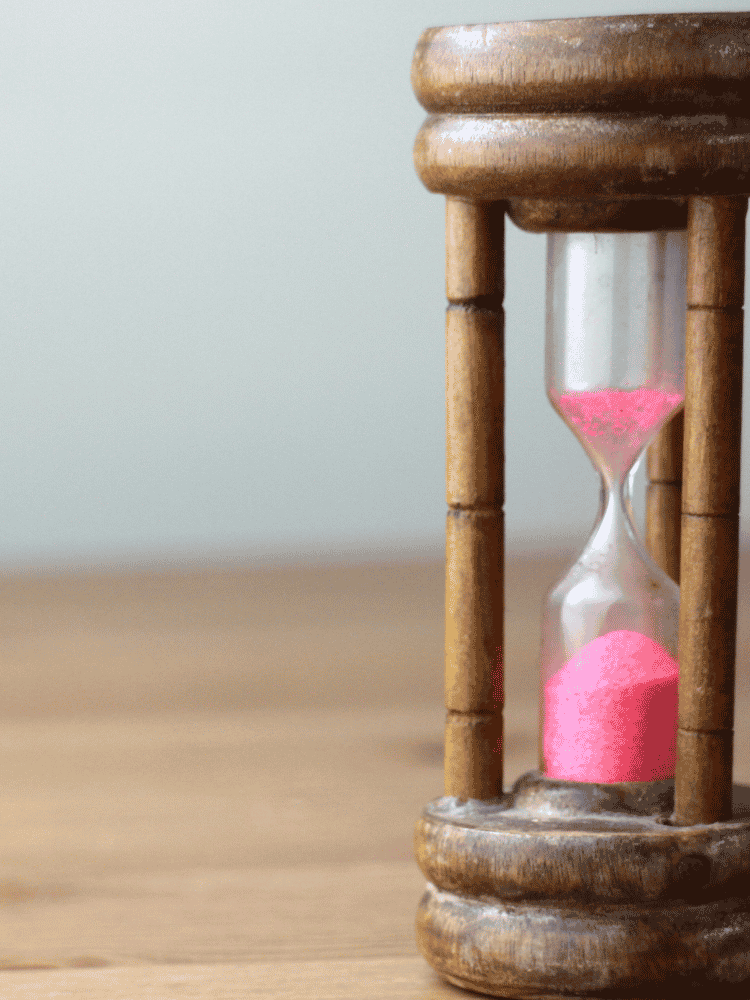 Pink egg timer for how long probate takes